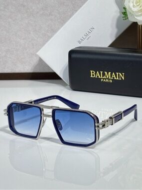 Balmain B-I BPS-278 Sunglasses 57-19-145 Square Frame Unisex UV400 by akoni